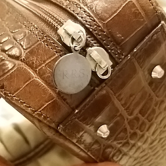 Vintage Saks Fifth Avenue Faux Alligator Purse - Picture 6 of 8